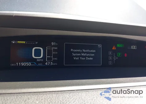 2016 Toyota Prius Three z USA, uszkodzony, nr VIN JTDKARFU3G3000412